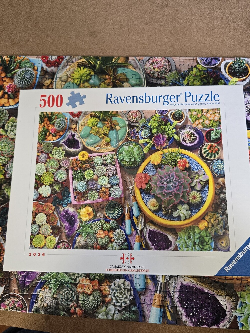 500 pieces Cactus Collection puzzle